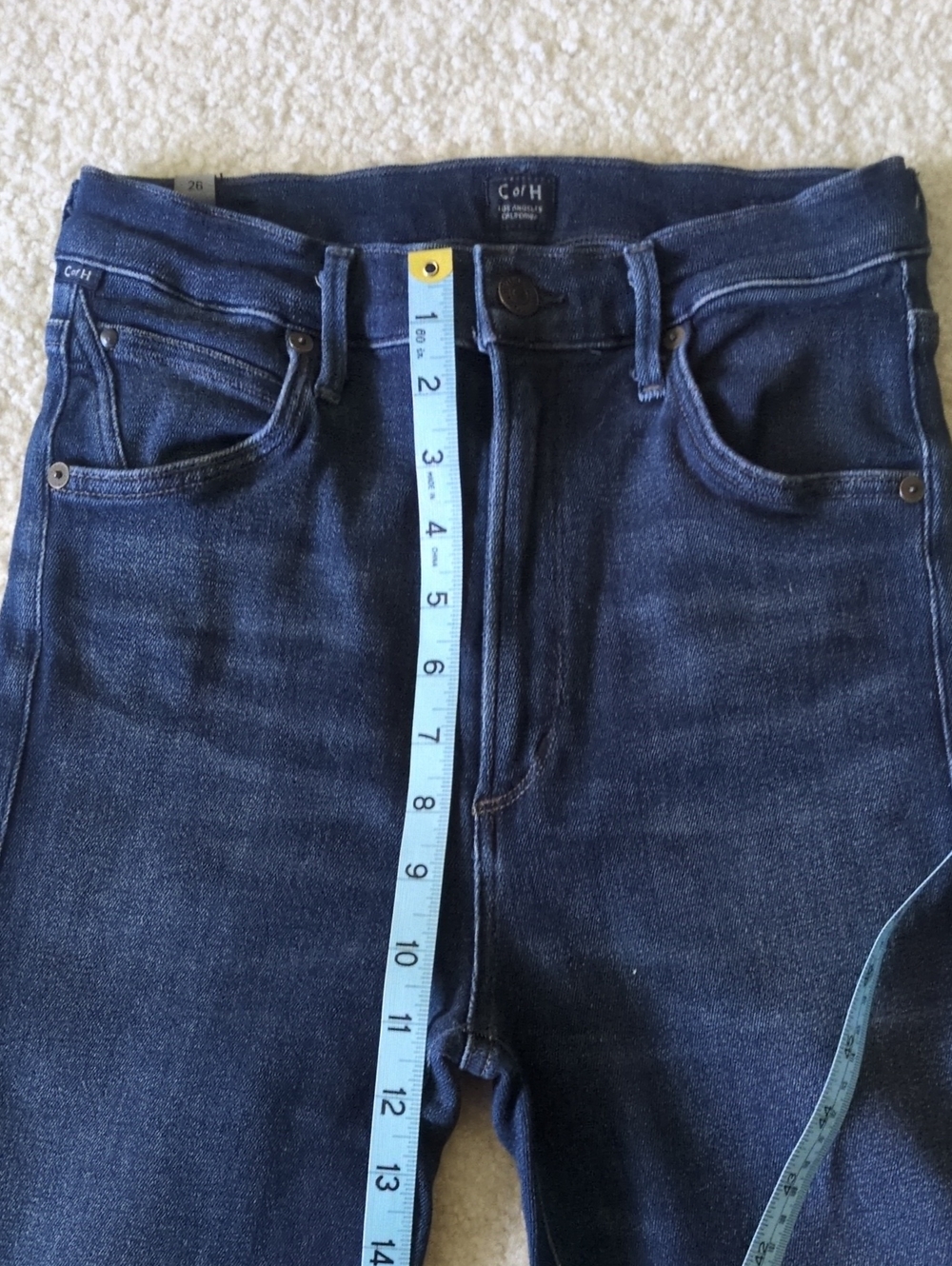 Citizens Of Humanity Womans Skinny Dark Blue Jeans - Picture 8 of 12